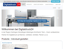 Tablet Screenshot of digitaldruck24.de